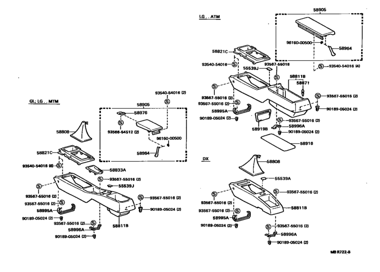Console Box & Bracket