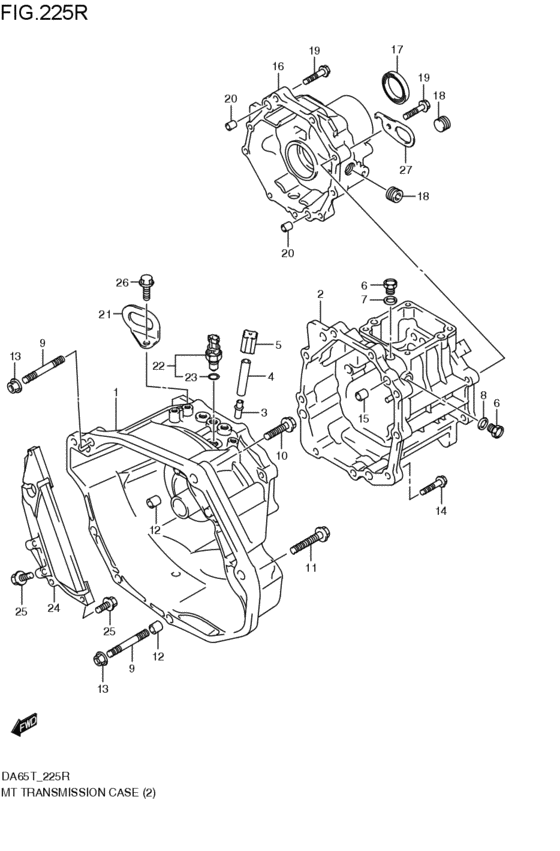 mt - transmission case