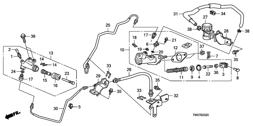 Clutch master cylinder