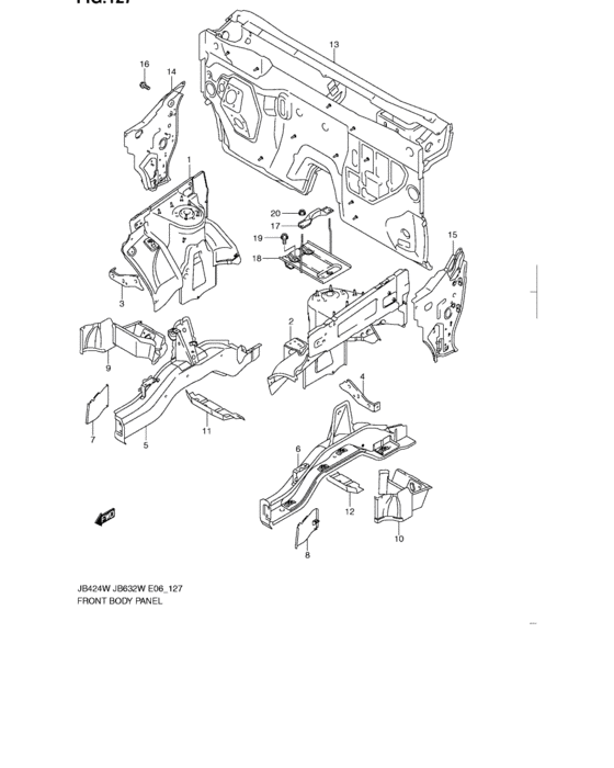 Front body panel