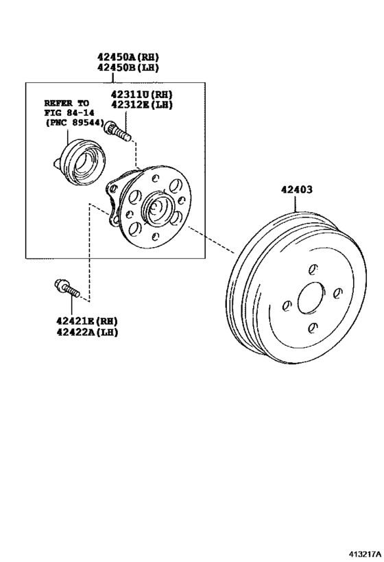 Rear Axle Shaft & Hub