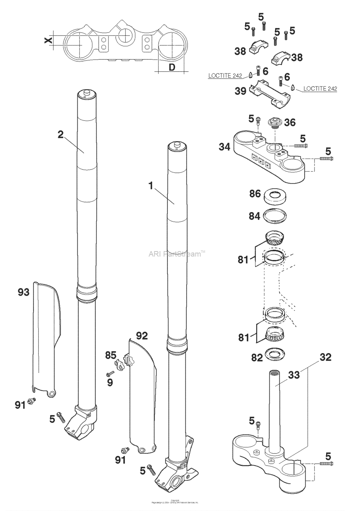 Front Fork Wp Usd43