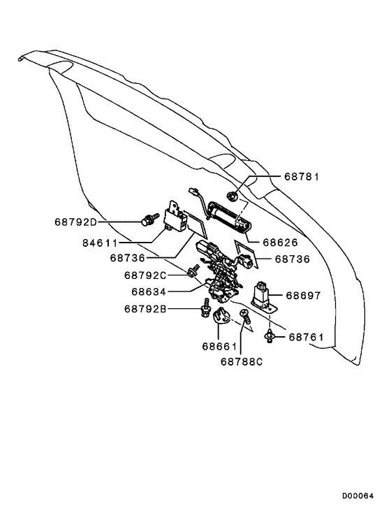 Tailgate panel & glass