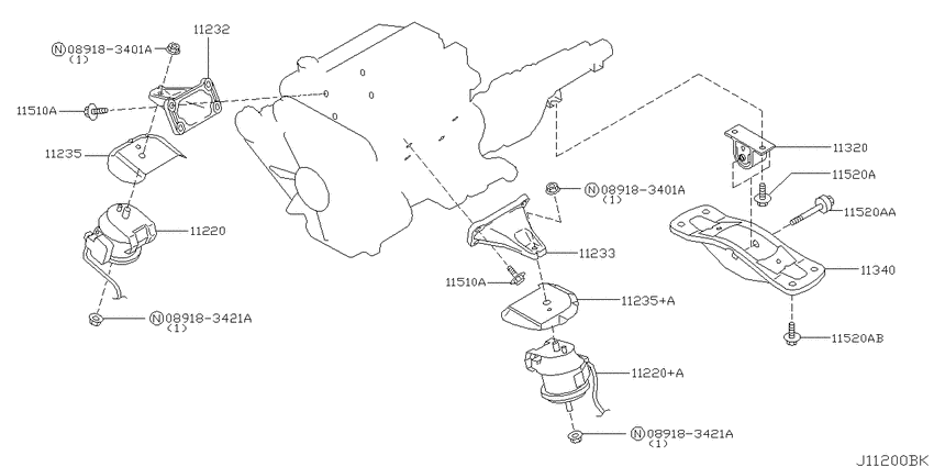 Engine & transmission   mounting