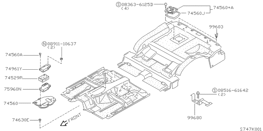 Floor fitting