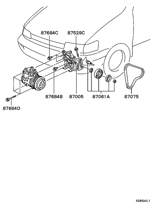 A/c condenser, piping