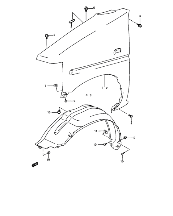 Front fender