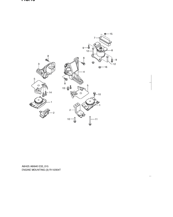 Engine mounting