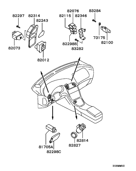 Switch & cigar lighter