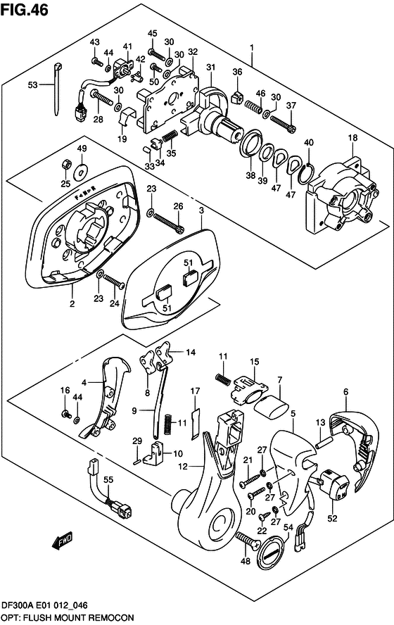 Opt: flush mount remocon