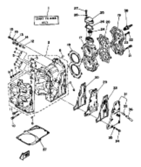 Crankcase cylinder