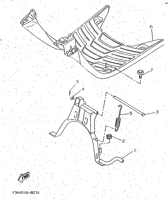 Front master cylinder