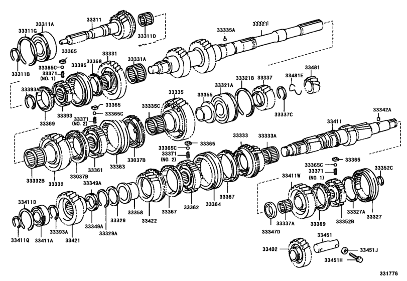 Transmission Gear (Mtm) for 1999 - 2005 Toyota LEXUS IS GXE10 | Europe ...