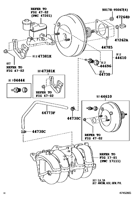 Brake Booster & Vacuum Tube