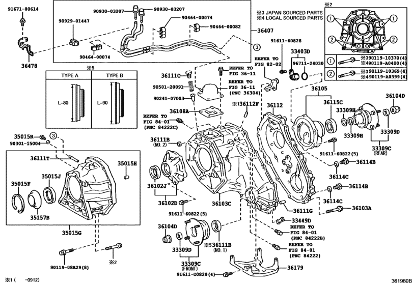 Transfer Case & Extension Housing for 2007 2018 Toyota FJ CRUISER