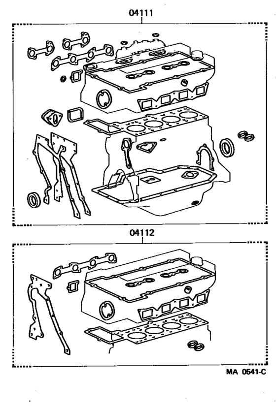 Engine Overhaul Gasket Kit