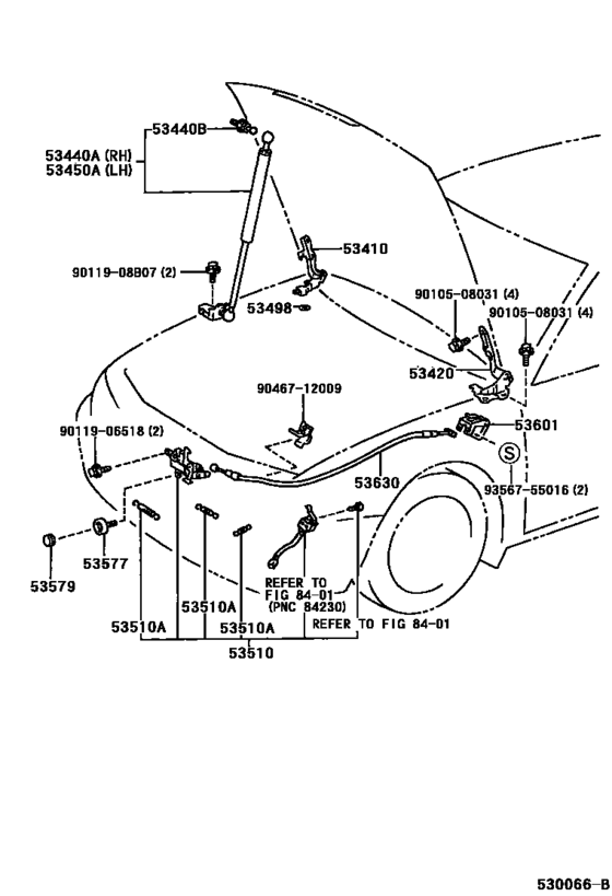 Hood Lock & Hinge