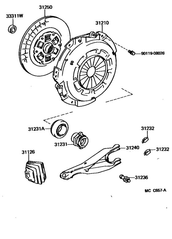 Clutch & Release Fork
