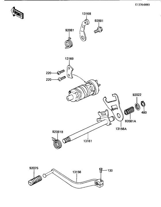 Gear change mechanism
