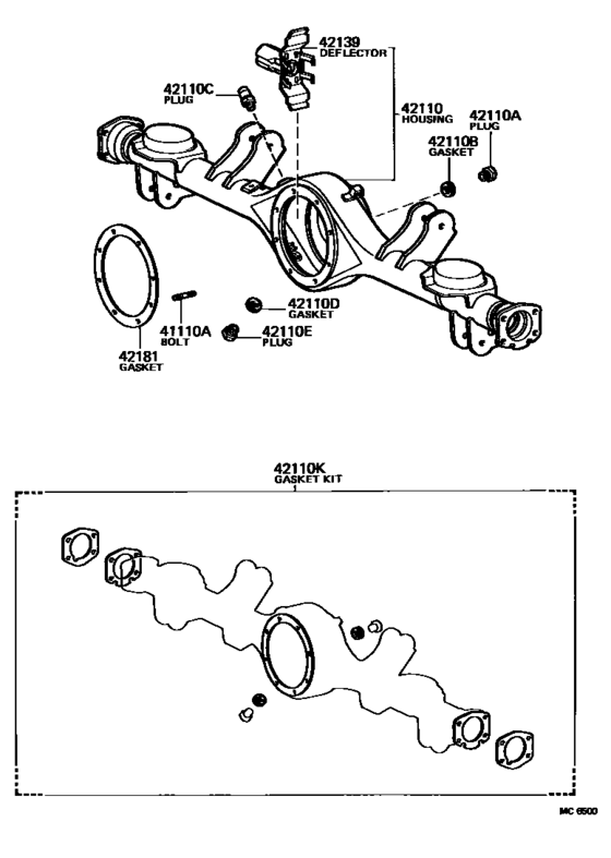 Rear Axle Housing & Differential