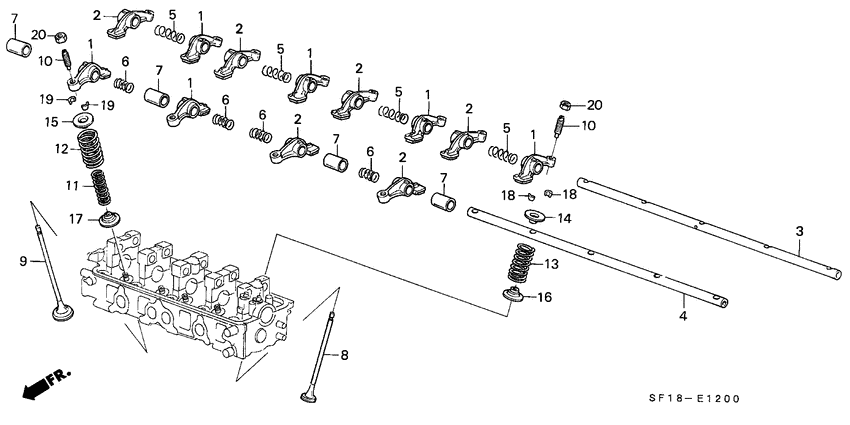 Valve/rocker arm