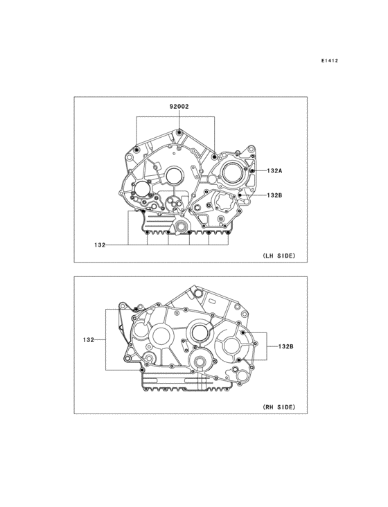 Crankcase bolt pattern