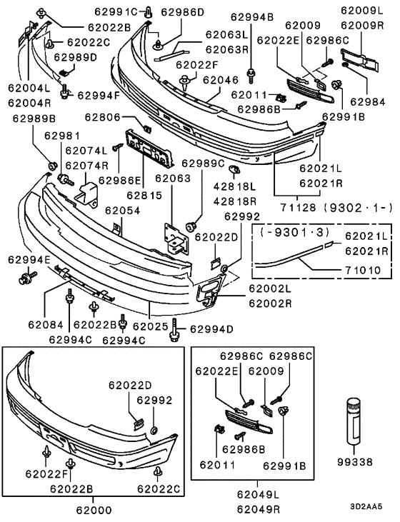 Front bumper & support