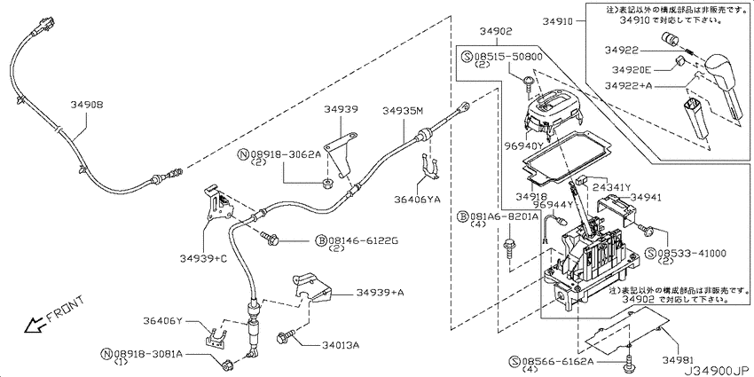 Auto transmission control device