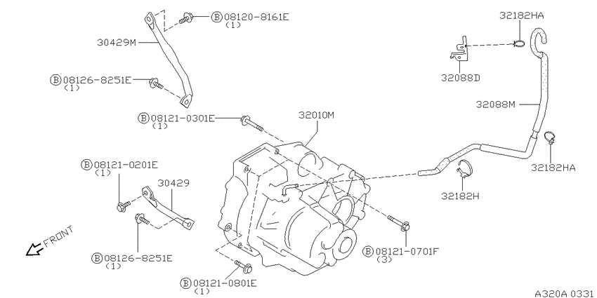Manual transmission, transaxle & fitting