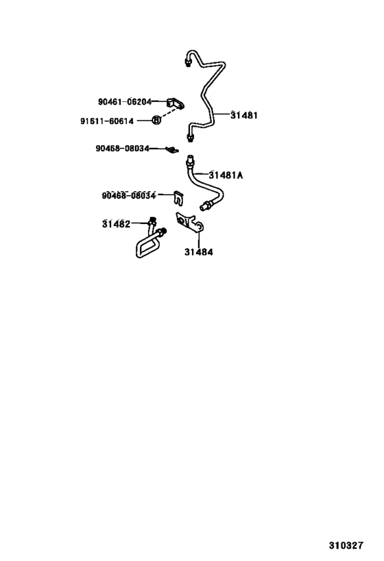 Clutch Pedal & Flexible Hose