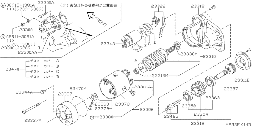 Starter motor
