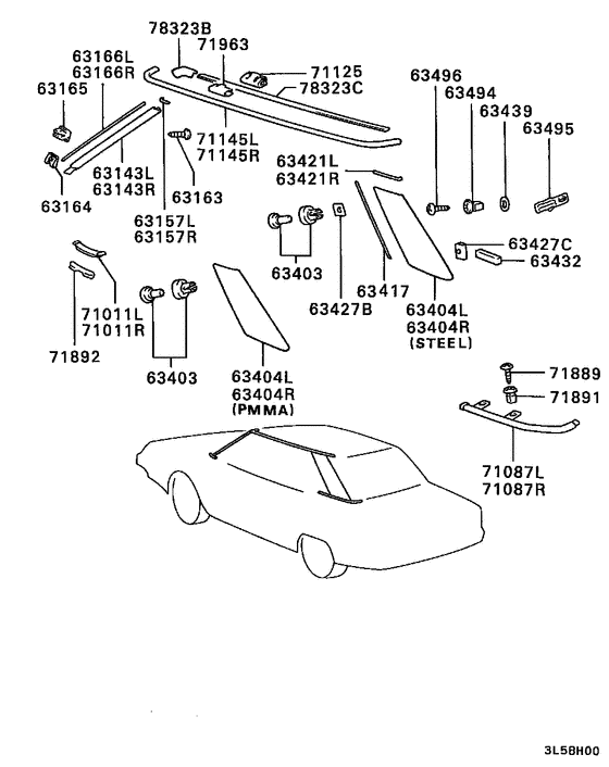 Side garnish & moulding