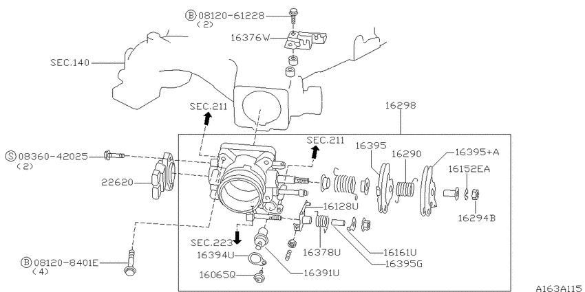 Throttle chamber