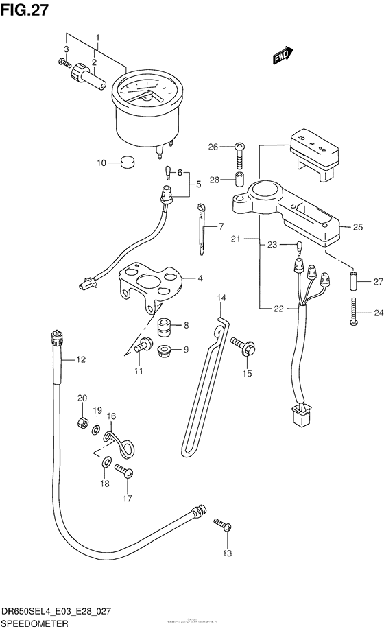 Speedometer (Dr650Sel4 E28)