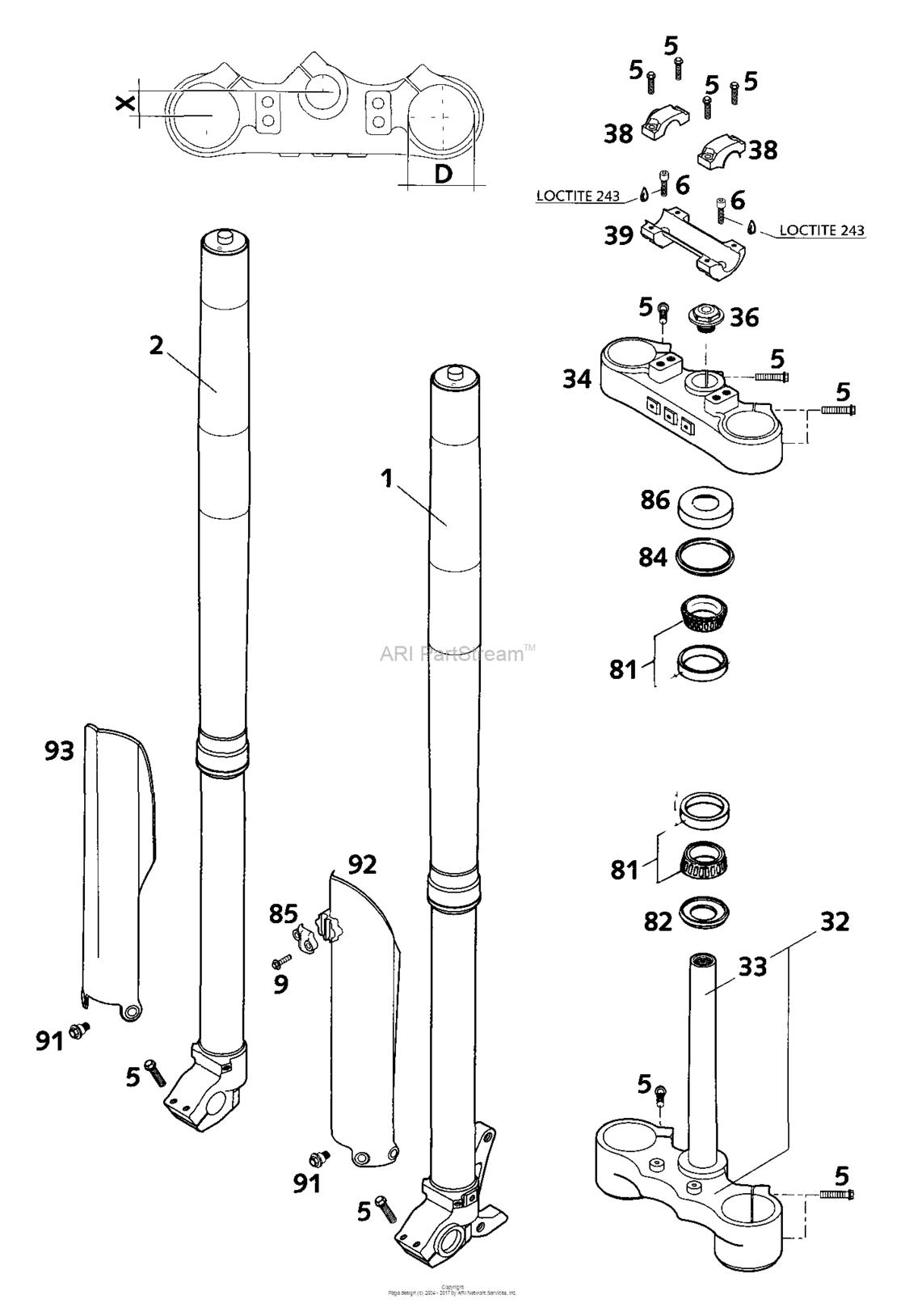 Front Fork Wp Usd 43