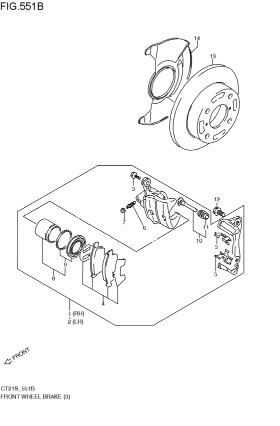 front wheel brakes