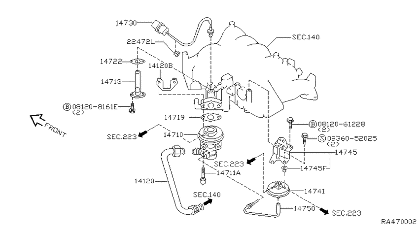 Egr parts