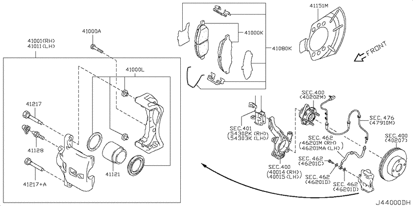 Front brake