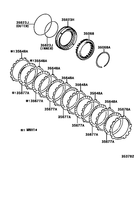 Brake No.3, 1St & Reverse Brake (Atm)