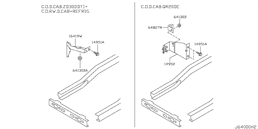 Hood ledge & fitting