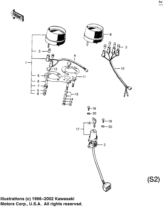 Meters/ignition switch