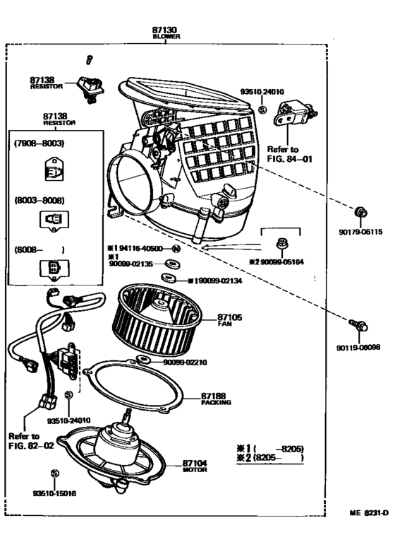 Heating & Air Conditioning - Heater Unit & Blower