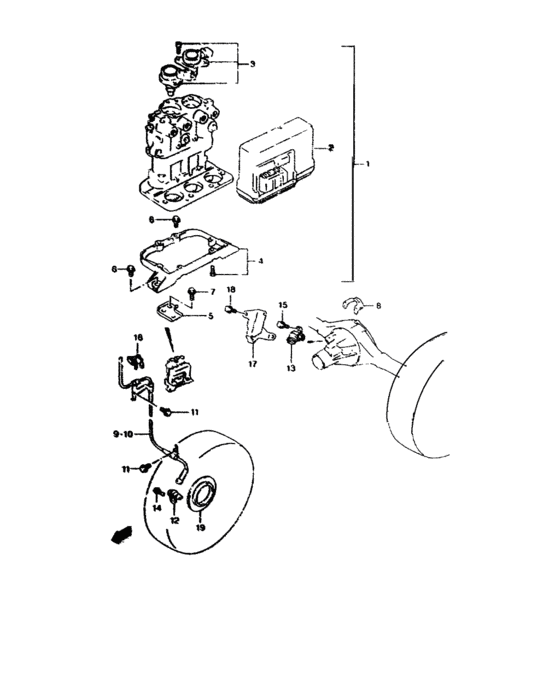 Antilock brake в субару