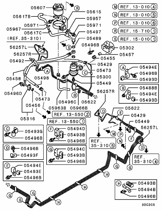 Fuel line & vapor gas control