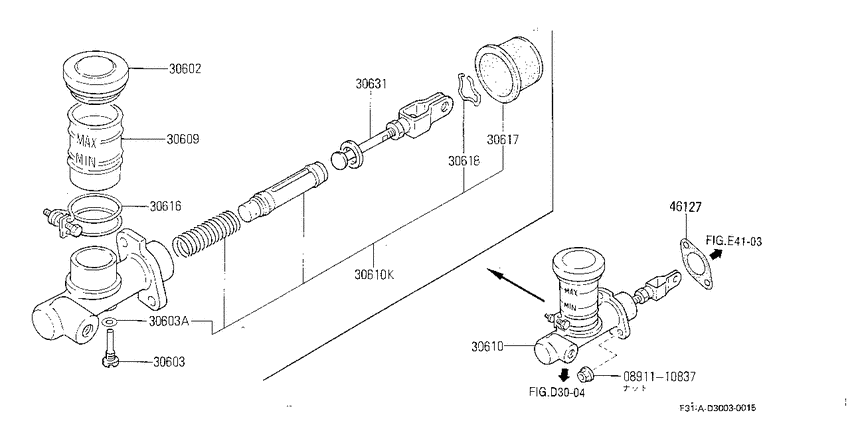 Clutch master cylinder