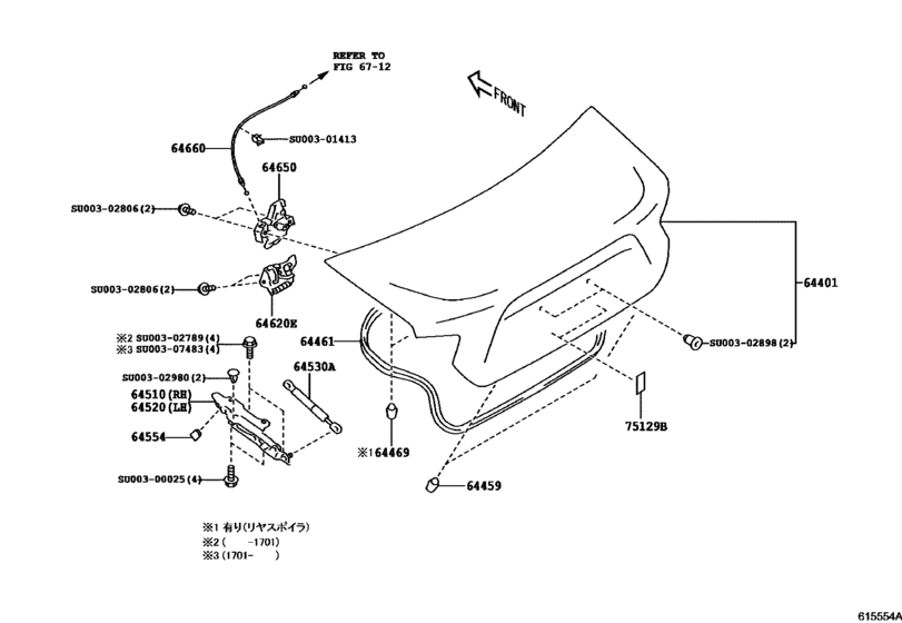 Luggage Compartment Door & Lock