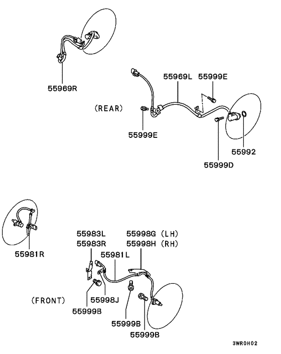 Anti-skid brake sensor