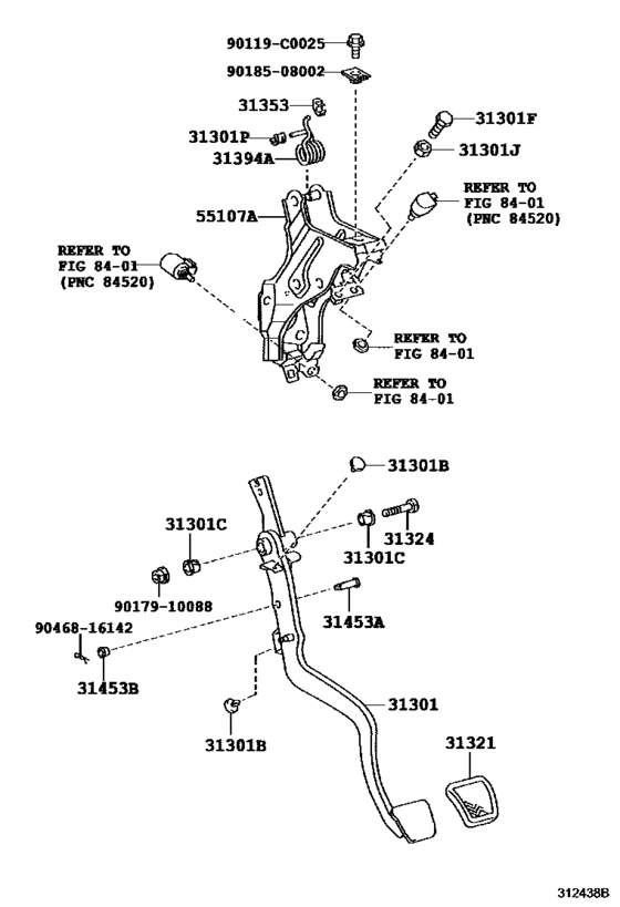 Clutch Pedal & Flexible Hose