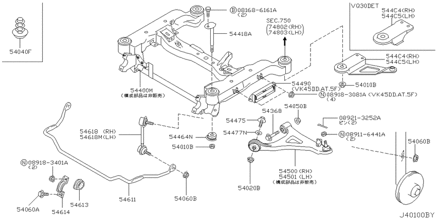 Front suspension