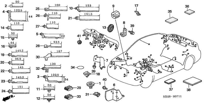Harness band/bracket